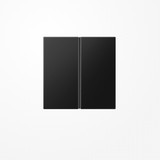 Jung LS401TSASWM Tastensatz 1fach, F40, Serie LS, graphitschwarz matt