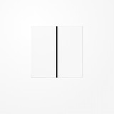 Jung LS401TSAWW Tastensatz 1fach, F40, Serie LS, alpinweiß