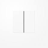 Jung LS402TSAWW Tastensatz 2fach, F40, Serie LS, alpinweiß