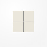 Jung LS404TSA Tastensatz 4fach, F40, Serie LS, weiß