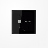 Jung LS459D1SSW KNX Raumcontroller LS TOUCH mit Rahmen LS 990, Secure, schwarz