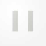 Jung LS501TSALG Tastensatz 1fach, F50, Serie LS, lichtgrau