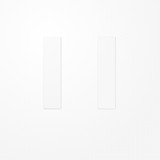 Jung LS501TSAWW Tastensatz 1fach, F50, Serie LS, alpinweiß