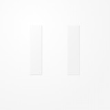 Jung LS501TSAWWM Tastensatz 1fach, F50, Serie LS, schneeweiß matt