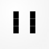 Jung LS503TSASW Tastensatz 3fach, F50, Serie LS, schwarz