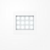 Jung LS539WWLEDLW-12 LED-Leselicht, Serie LS, alpinweiß (lackiertes Aluminium)