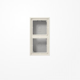 Jung LS582AW Aufputz-Kappe 2fach, Duroplast, Serie LS, weiß