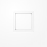 Jung LS961Z5WWM Zwischenrahmen 55x55, Serie LS, schneeweiß matt