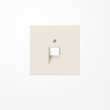 Jung LS969-1UA Abdeckung für IAE/UAE-Anschlussdosen 1x8-polig, Thermoplast, Serie LS, weiß