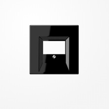 Jung LS969TSW Abdeckung für TAE-Anschlussdosen 1fach, Thermoplast, Serie LS, schwarz