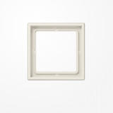 Jung LS981W Rahmen 1fach, senkrechte und waagerechte Montage, Duroplast, LS 990, weiß