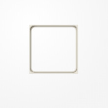 Jung LS981Z Zwischenrahmen CD, Serie LS, weiß