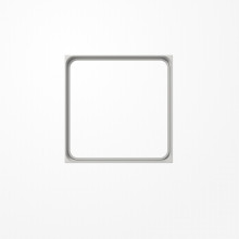 Jung LS981ZLG Zwischenrahmen CD, Serie LS, lichtgrau