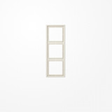 Jung LS983W Rahmen 3fach, senkrechte und waagerechte Montage, Duroplast, LS 990, weiß