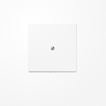 Jung LS990AWW Leitungsauslass mit Zugentlastung, Duroplast, Serie LS, alpinweiß