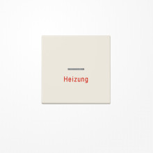 Jung LS990H Wippe mit Lichtleiter, Aufschrift Heizung, Duroplast, Serie LS, weiß