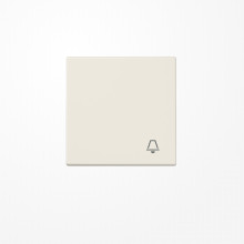 Jung LS990K Wippe, Symbol Klingel, Duroplast, Serie LS, weiß