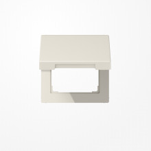 Jung LS990KL Klappdeckel mit Rückstellfeder, Duroplast, Serie LS, weiß