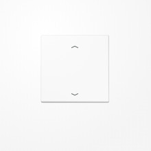 Jung LS990PWW Wippe, mit Pfeilsymbolen, Duroplast, Serie LS, alpinweiß