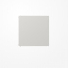 Jung LS994BLG Blind-Abdeckung (gerastet), Thermoplast, Serie LS, lichtgrau