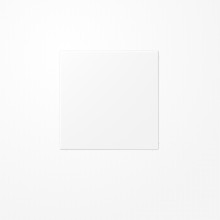 Jung LS994BWWM Blind-Abdeckung (gerastet), Thermoplast lackiert, Serie LS, schneeweiß matt