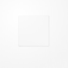 Jung LS994BWWPL Blind-Abdeckung (gerastet) Zentralplatte, Thermoplast, Serie LS, alpinweiß