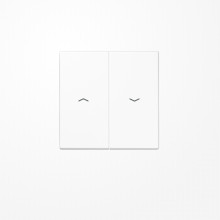 Jung LS995PWW Wippe, mit Pfeilsymbolen, Duroplast, Serie LS, alpinweiß