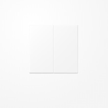 Jung LS995WWM Wippe, Duroplast lackiert, Serie LS, schneeweiß matt