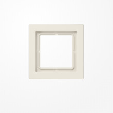 Jung LSD981W Rahmen 1fach, senkrechte und waagerechte Montage, Duroplast, LS-DESIGN, weiß