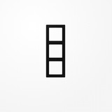 Jung LSZ983BFSWM Rahmen 3fach, senkrechte und waagerechte Montage, Thermoplast lackiert, LS ZERO, graphitschwarz matt