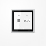 Jung LSZAL459BFD1S KNX Raumcontroller LS TOUCH mit Rahmen LS ZERO, Secure, Aluminium