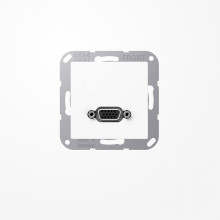 Jung MAA1102WW VGA, MultimediaAnschlussystem VGA, Serie AS/A, alpinweiß