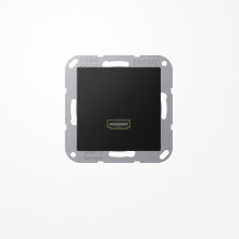 Jung MAA1112SWM HDMI, MultimediaAnschlussystem HDMI, Serie A, graphitschwarz matt