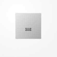 Jung MAAL1122 USB2Punkt0, MultimediaAnschlussystem USB 2.0, Serie LS, Aluminium