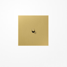 Jung ME12-0CR25 Abdeckung mit Kipphebel Zylinder, 1 Kipphebel, Serie LS 1912, Messing classic