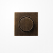 Jung ME1740AT Abdeckung mit Drehknopf, Messing, Serie LS, Messing antik