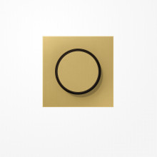 Jung ME1740C Abdeckung mit Drehknopf, Messing, Serie LS, Messing classic