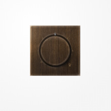 Jung ME1749AT Abdeckung für Thermostat, Messing, Serie LS, Messing antik