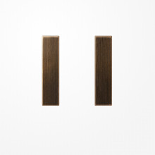 Jung ME2501TSAAT Tastensatz 1fach, F50, Serie LS, Messing antik