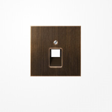 Jung ME2969-1UAAT Abdeckung für IAE/UAE-Anschlussdosen 1x8-polig, Messing, Serie LS, Messing antik