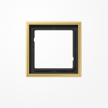 Jung ME2981C Rahmen 1fach, senkrechte und waagerechte Montage, Messing, LS 990, Messing classic