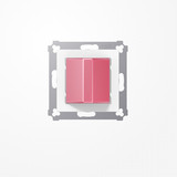 Jung NRSAS0834RMWW Notrufsystem Rufmodul, Serie AS, alpinweiß