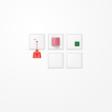 Jung NRSLS0834-2WWM Notrufset mit USV, Serie LS, schneeweiß matt