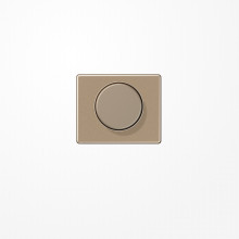 Jung SL1540GB Abdeckung für Drehdimmer, Aluminium lackiert, Serie SL, gold-bronze