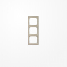 Jung SL583GB Rahmen 3fach, senkrechte Montage, Acrylglas, SL 500, gold-bronze