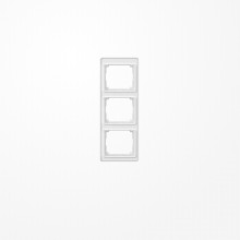 Jung SL583WW Rahmen 3fach, senkrechte Montage, Acrylglas, SL 500, alpinweiß