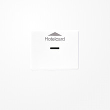 Jung SL590CARDWW Hotelcard-Schalter (ohne Taster-Einsatz), Hotelcard, Serie SL, alpinweiß