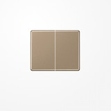 Jung SL595GB Wippe, Aluminium lackiert, Serie SL, gold-bronze