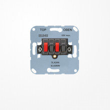 Jung SLA2AN Stereo-Lautsprecher-Anschlussdose 25 V ~, 60 V DC, anthrazit