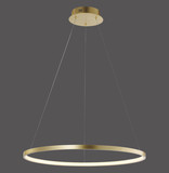 JUST LIGHT CIRCLE LED Pendelleuchte Warmweiss 29W gold 11524-12